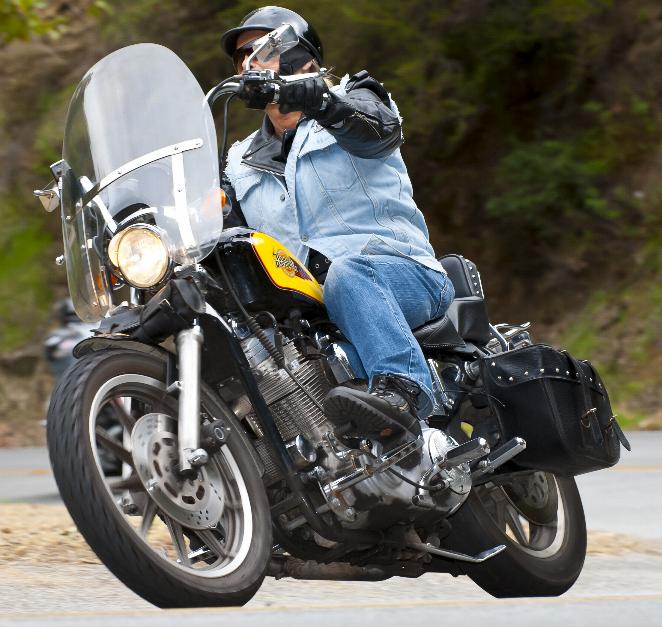 me on bike